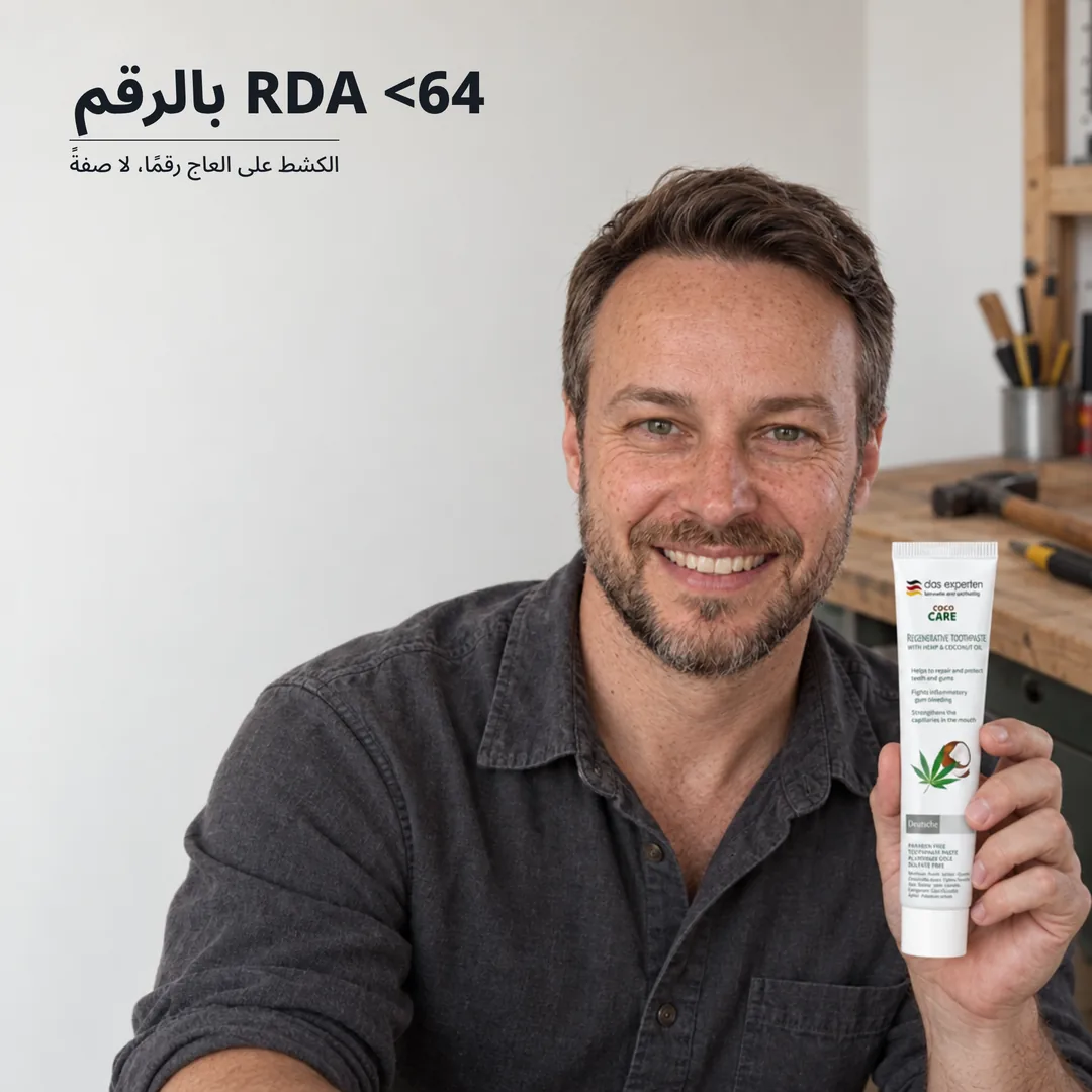 RDA <64 بالرقم — الكشط على العاج رقمًا، لا صفةً