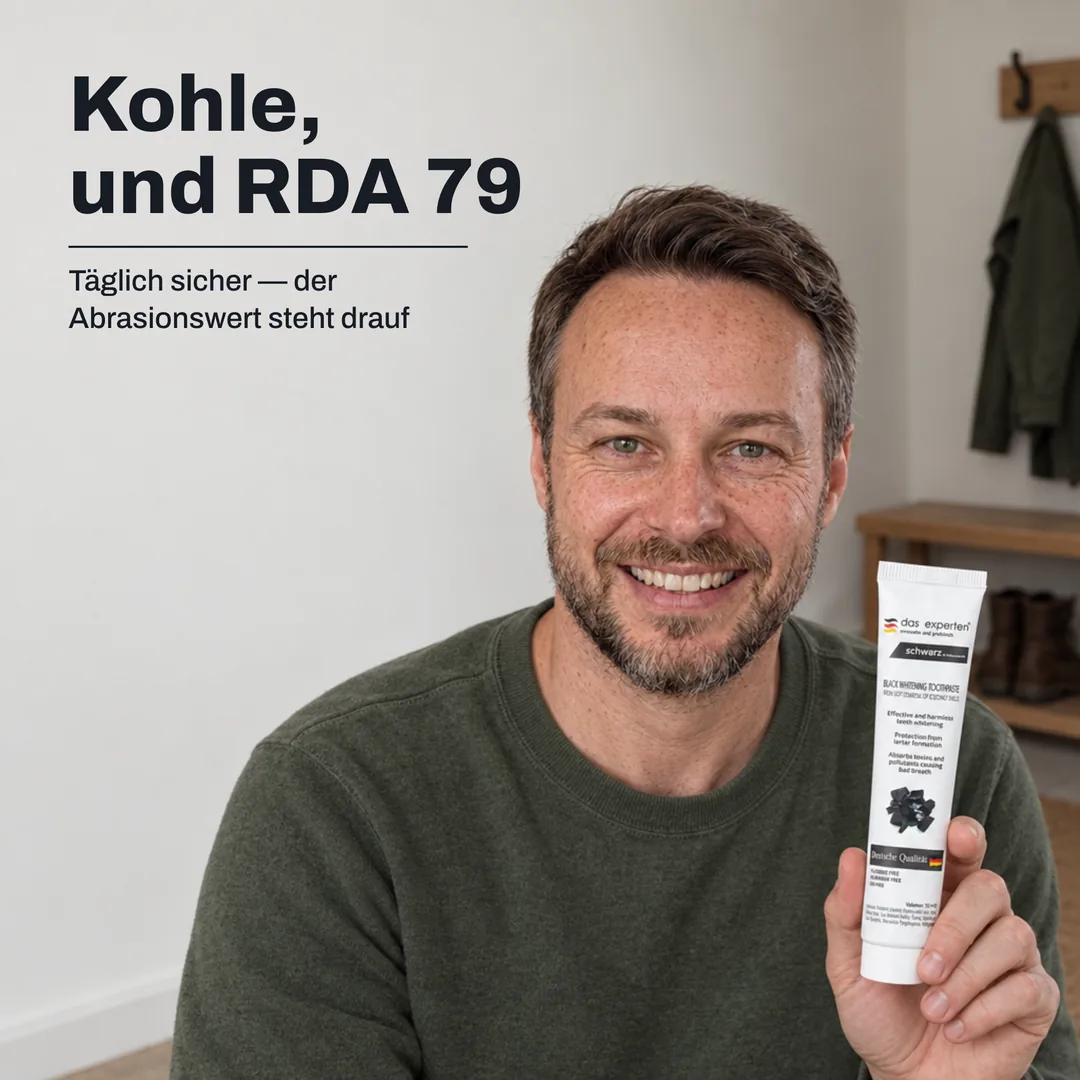 Kohle, und RDA 79 — Täglich sicher — der Abrasionswert steht drauf