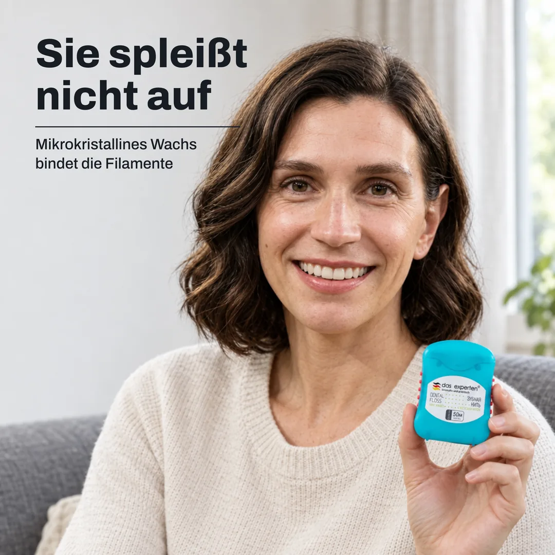 Sie spleißt nicht auf — Mikrokristallines Wachs bindet die Filamente