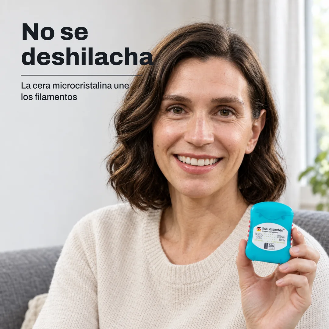 No se deshilacha — La cera microcristalina une los filamentos