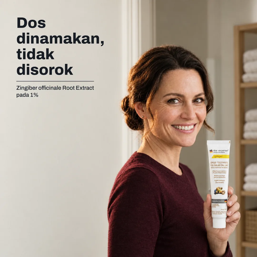 Dos dinamakan, tidak disorok — Zingiber officinale Root Extract pada 1%