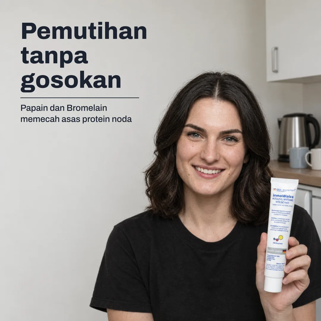 Pemutihan tanpa gosokan — Papain dan Bromelain memecah asas protein noda