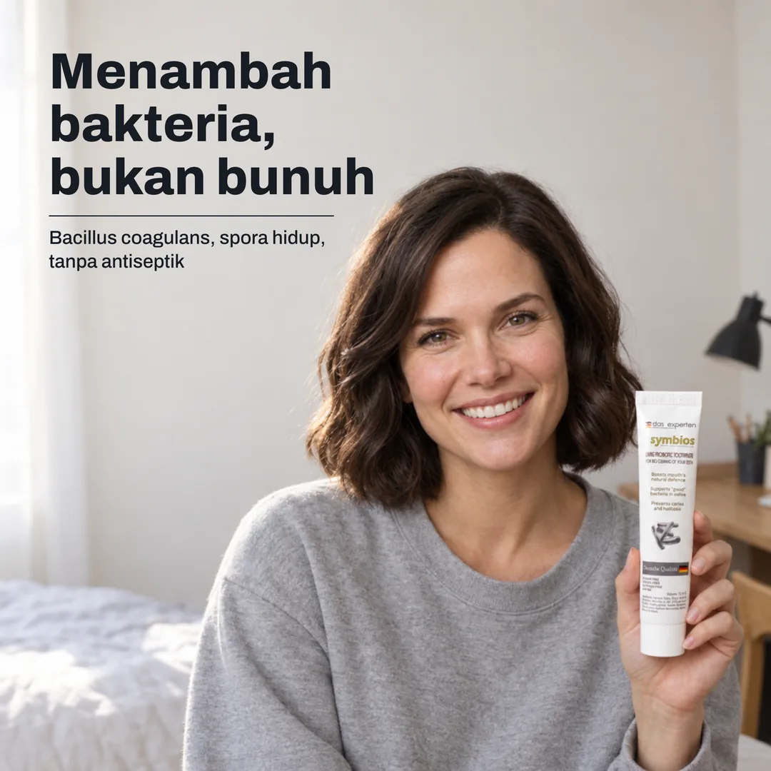 Menambah bakteria, bukan bunuh — Bacillus coagulans, spora hidup, tanpa antiseptik