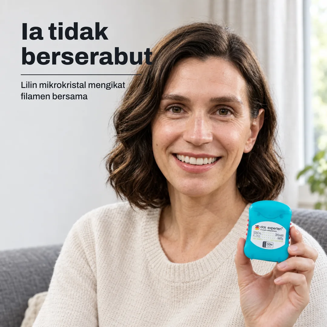 Ia tidak berserabut — Lilin mikrokristal mengikat filamen bersama