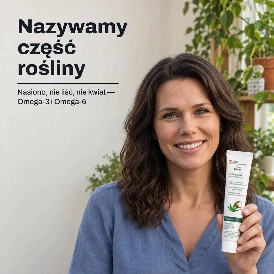 Nazywamy część rośliny — Nasiono, nie liść, nie kwiat — Omega-3 i Omega-6