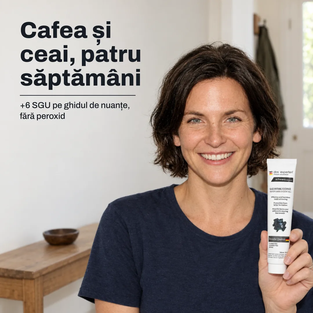 Cafea și ceai, patru săptămâni — +6 SGU pe ghidul de nuanțe, fără peroxid