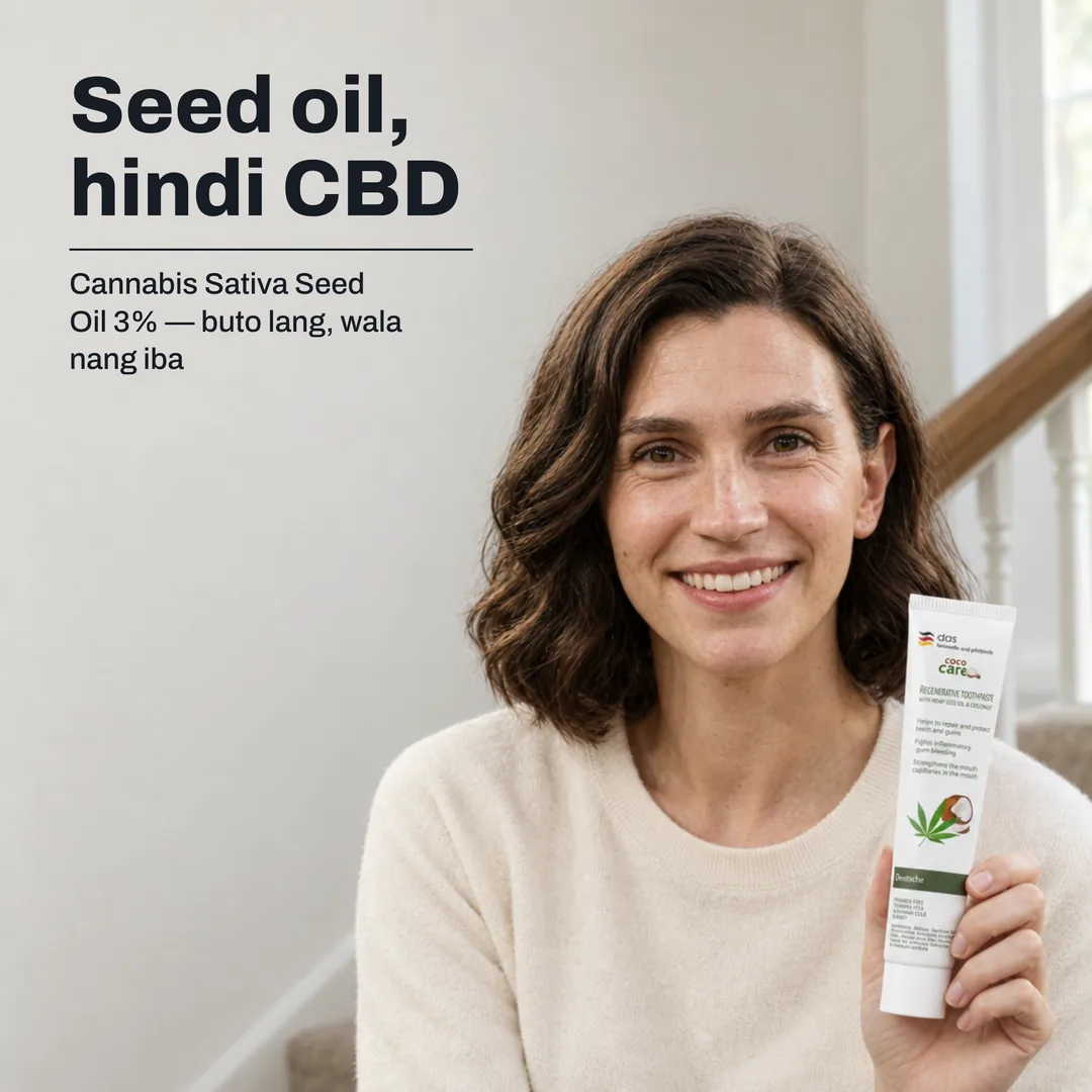 Seed oil, hindi CBD — Cannabis Sativa Seed Oil 3% — buto lang, wala nang iba