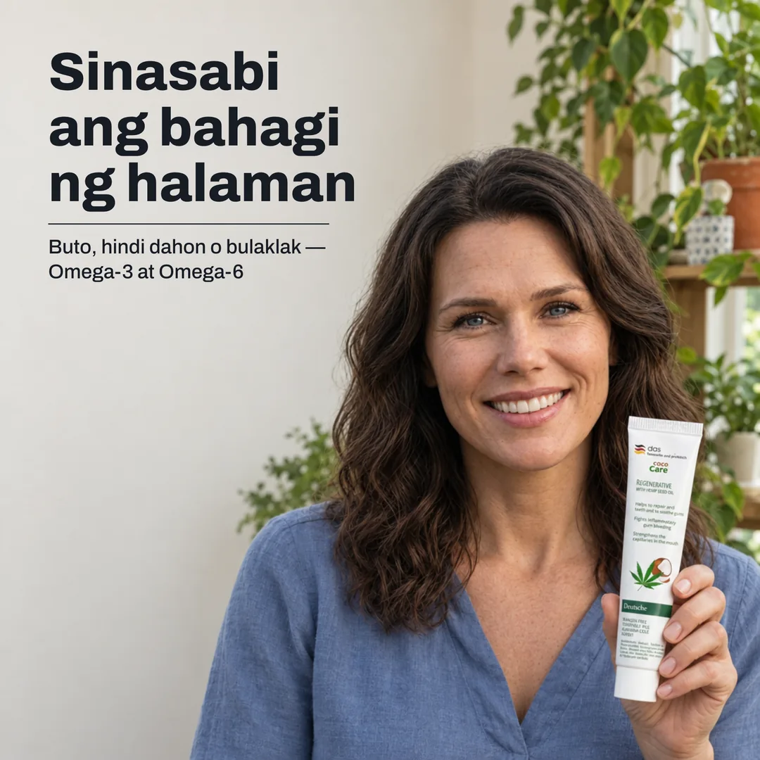 Sinasabi ang bahagi ng halaman — Buto, hindi dahon o bulaklak — Omega-3 at Omega-6