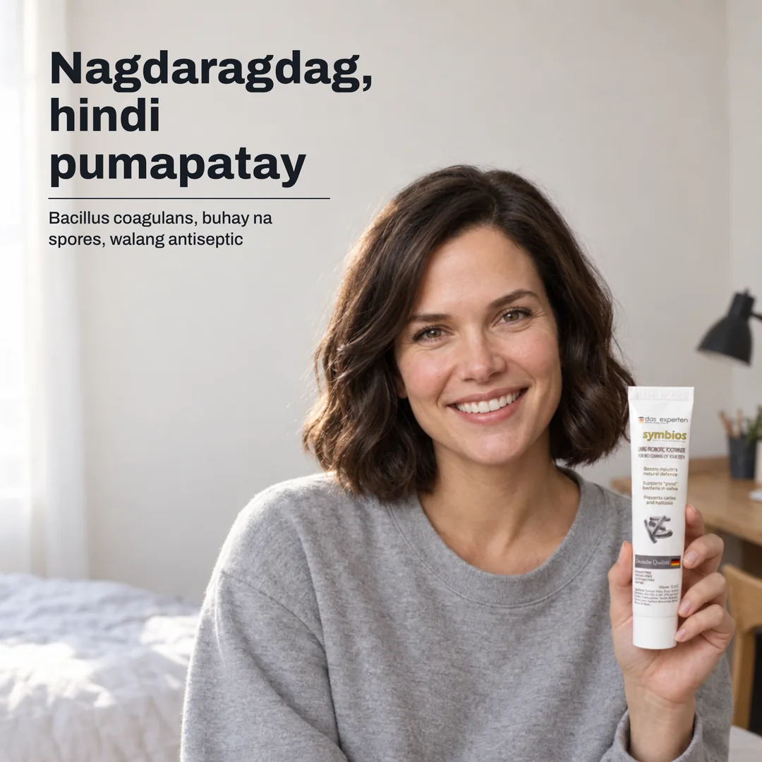 Nagdaragdag, hindi pumapatay — Bacillus coagulans, buhay na spores, walang antiseptic