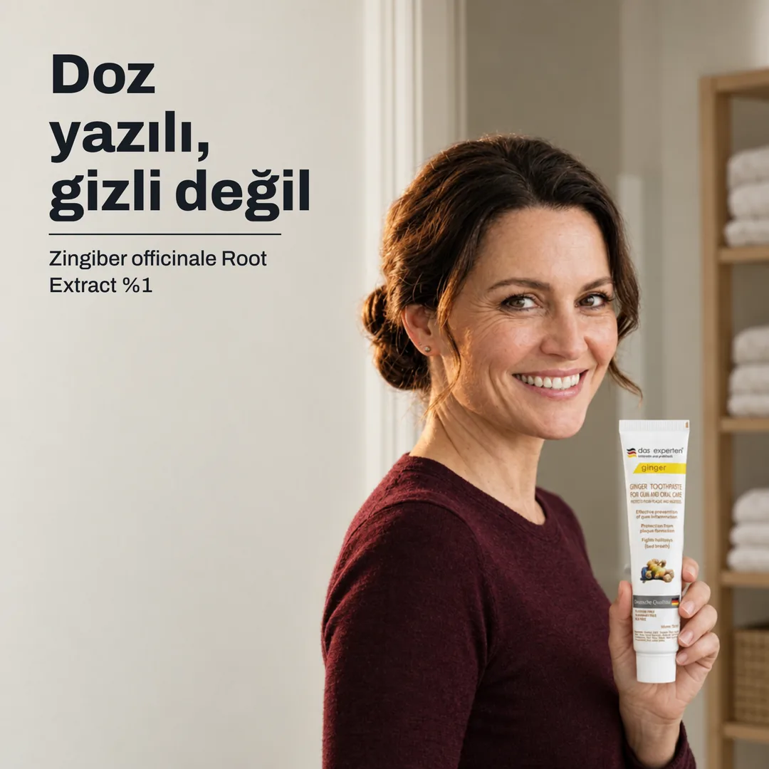 Doz yazılı, gizli değil — Zingiber officinale Root Extract %1