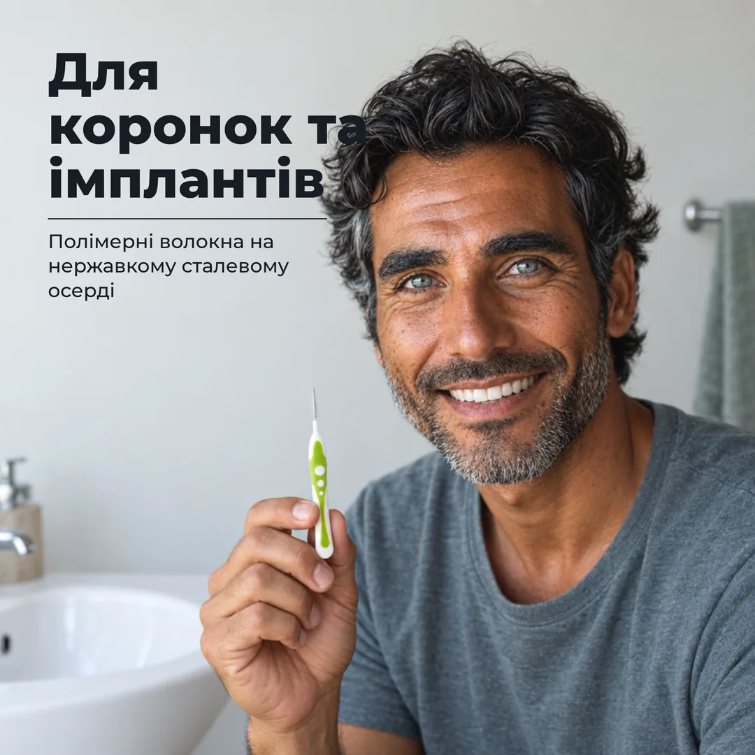 Для коронок та імплантів — Полімерні волокна на нержавкому сталевому осерді
