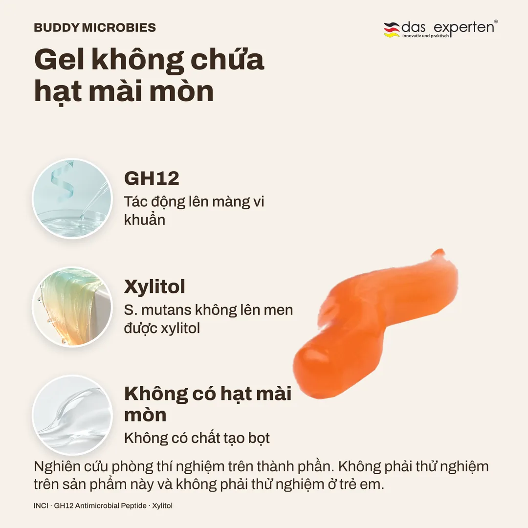 Gel không chứa hạt mài mòn · GH12 · Xylitol