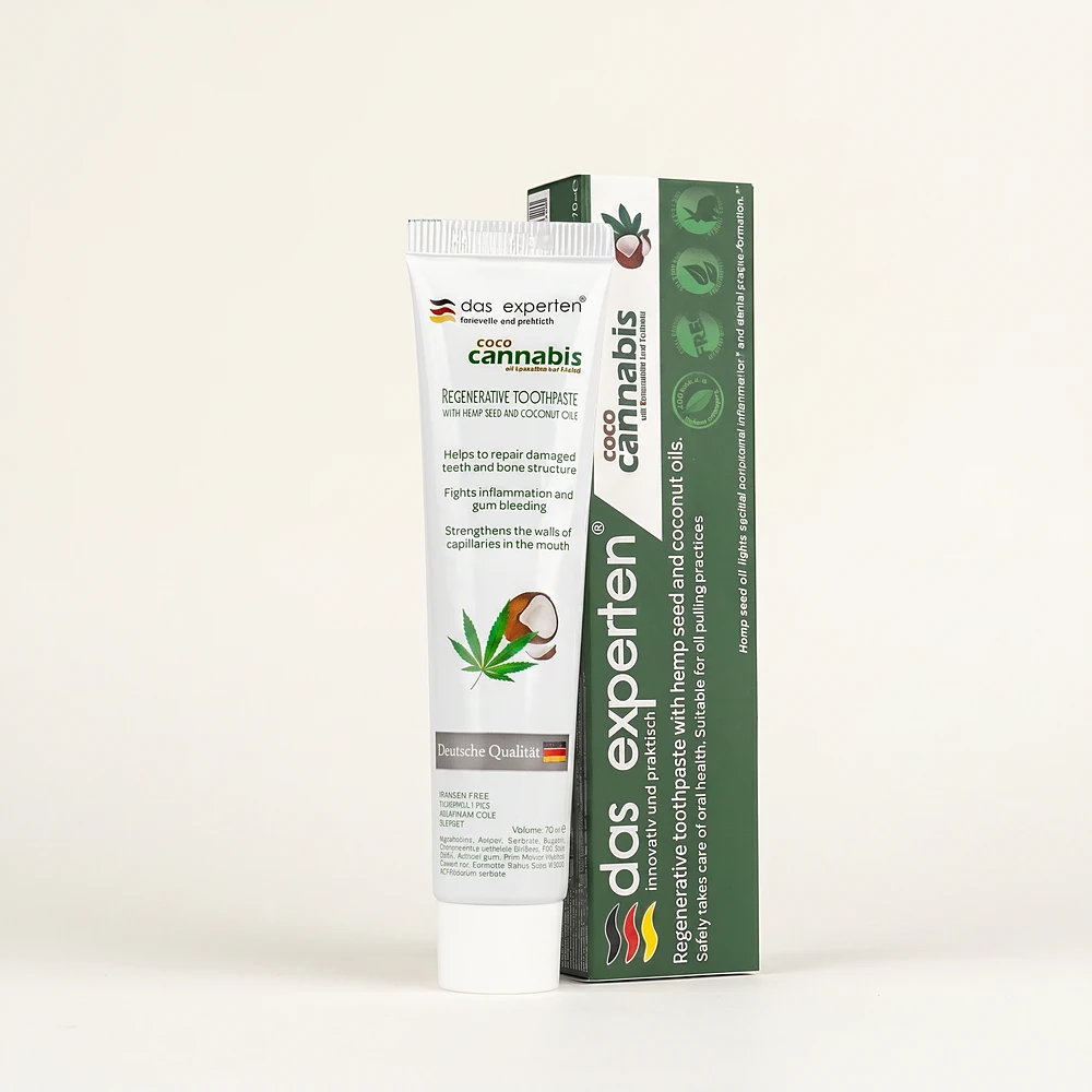 Das Experten COCOCANNABIS hemp and coconut oil toothpaste