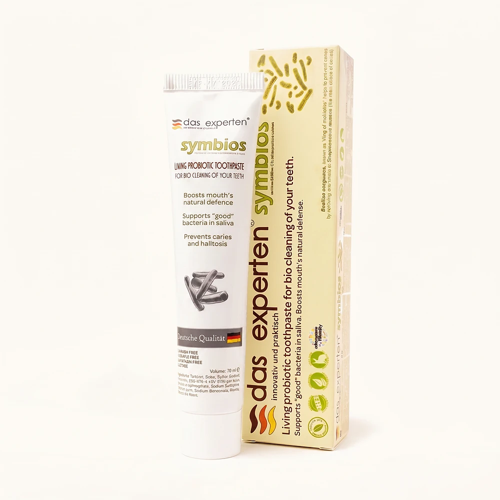 Das Experten SYMBIOS probiotic toothpaste Bacillus coagulans 4×10¹⁰ CFU