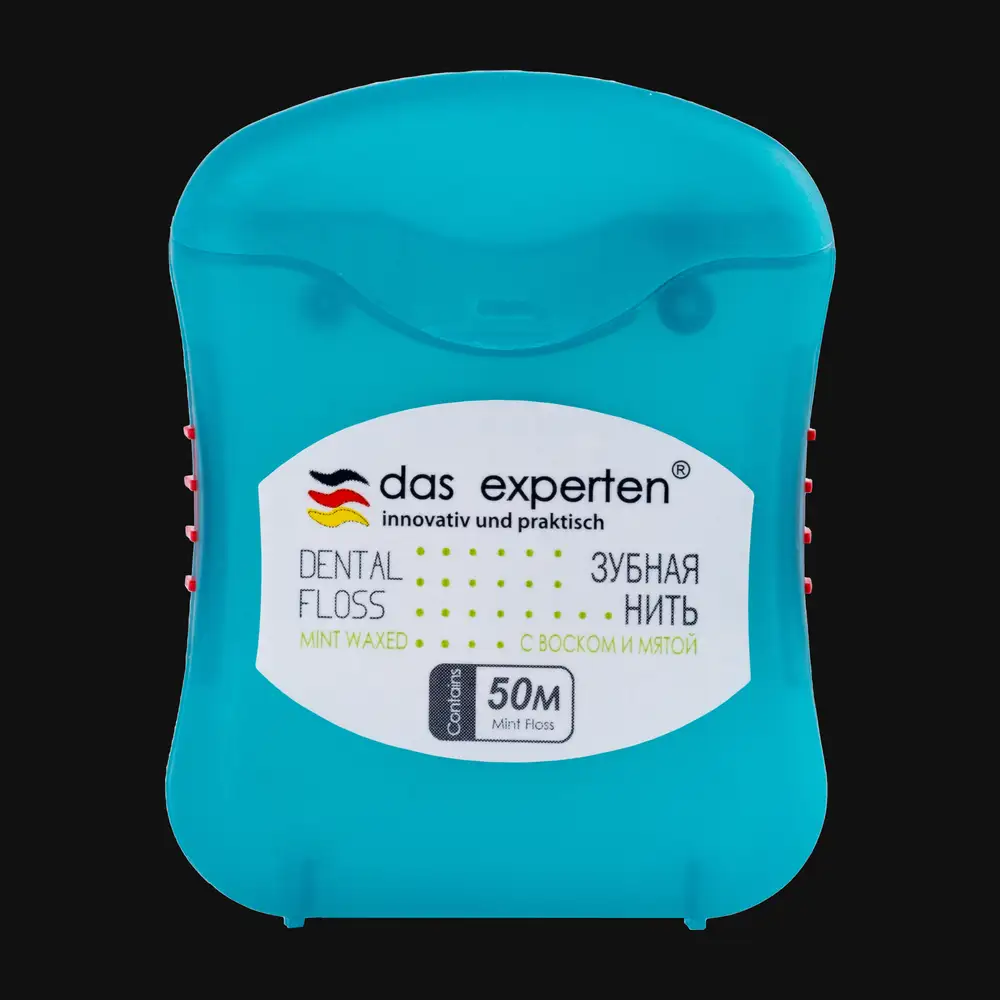 Das Experten WAXED MINT waxed dental floss for tight contacts