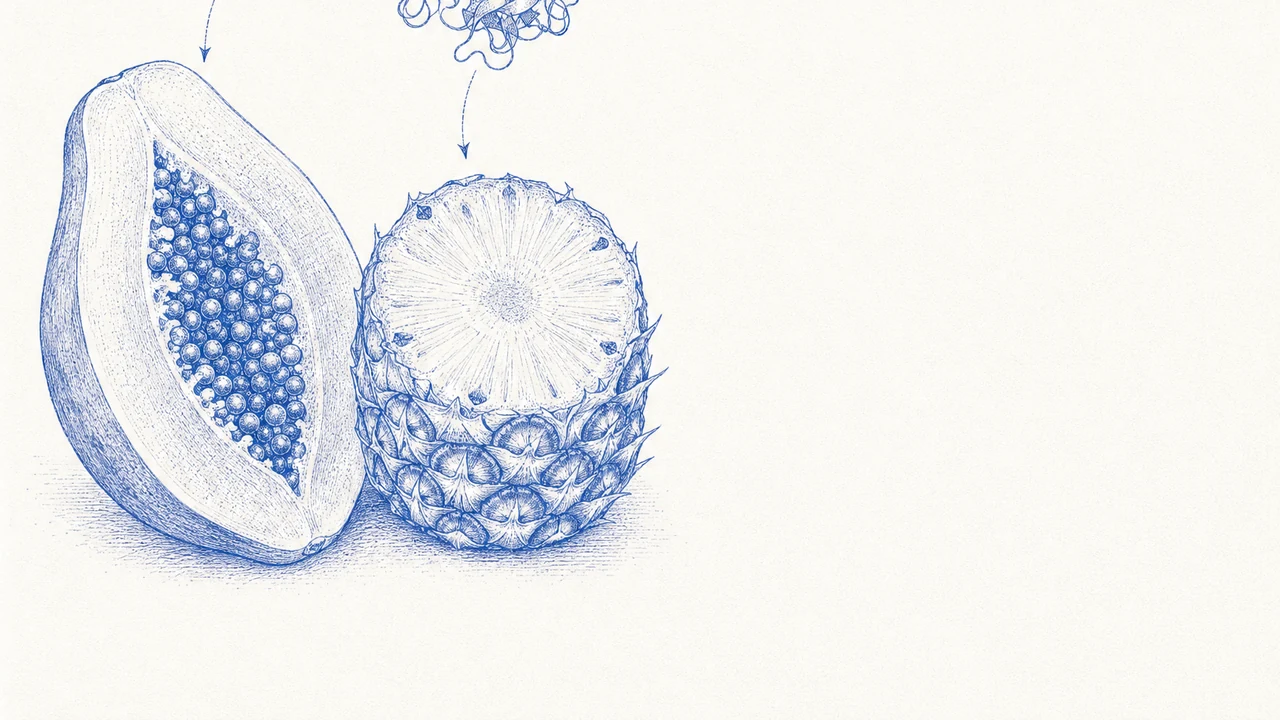 Papain vs Bromelain